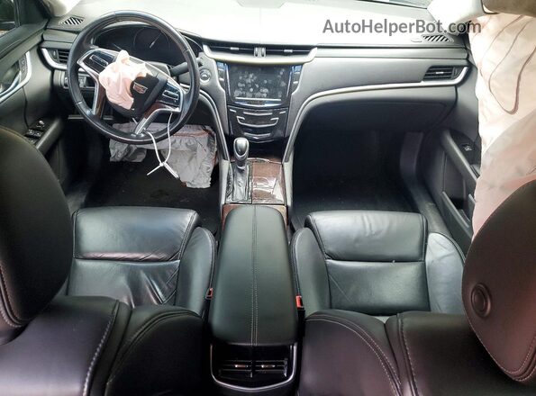 2GEXG6U38H9550220 2017 CADILLAC XTS Черный Вид панели приборов