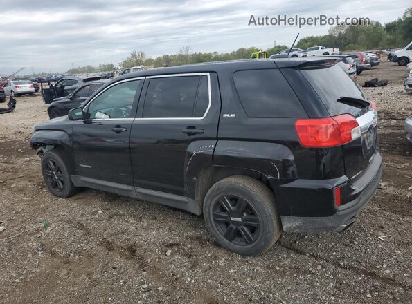 2GKALMEK0G6102630 2016 GMC TERRAIN Черный Задняя левая четверть