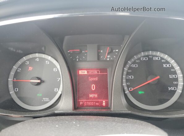 2GKALMEK0G6102630 2016 GMC TERRAIN Черный Вид щитка приборов