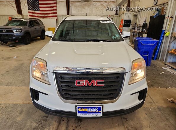 2GKALMEK0H6199815 2017 GMC TERRAIN White Widok z przodu