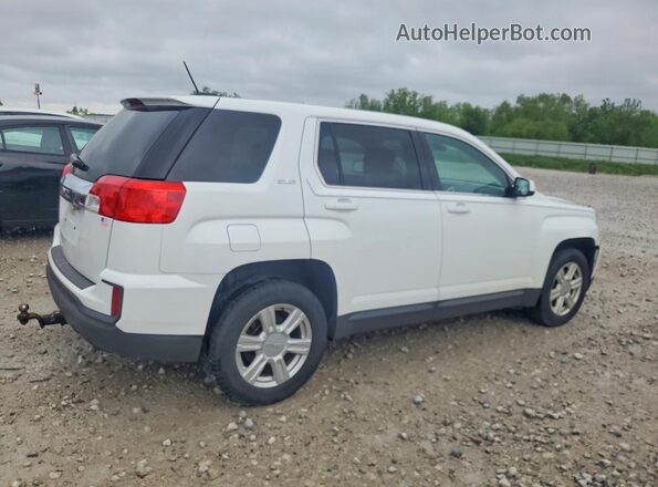 2GKALMEK1G6143414 2016 GMC TERRAIN Белый Задняя правая четверть