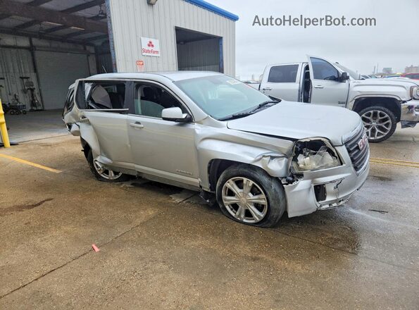 2GKALMEK1H6142443 2017 GMC TERRAIN Silver Delantero derecho