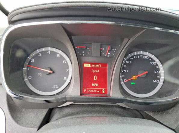 2GKALMEK1H6145472 2017 GMC TERRAIN Синий Вид щитка приборов