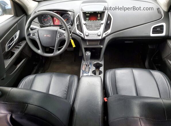 2GKALMEK1H6145472 2017 GMC TERRAIN Синий Вид панели приборов