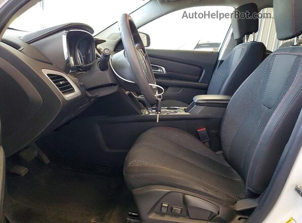 2GKALMEK1H6332646 2017 GMC TERRAIN Белый Вид салона спереди