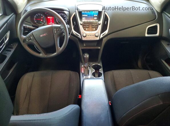 2GKALMEK1H6332646 2017 GMC TERRAIN Белый Вид панели приборов