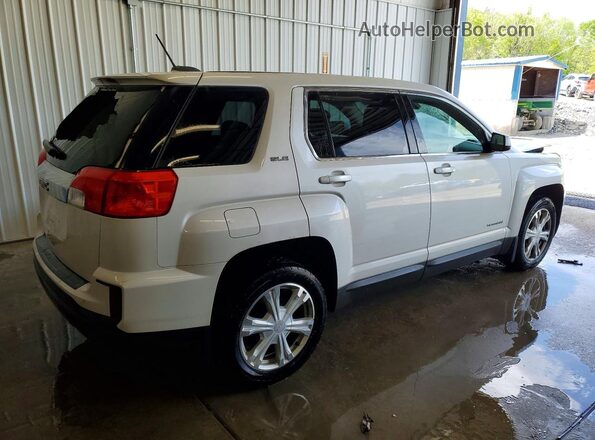 2GKALMEK1H6332646 2017 GMC TERRAIN Белый Задняя правая четверть
