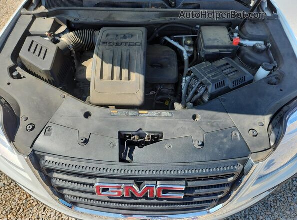 2GKALMEK2H6296465 2017 GMC TERRAIN Black Vista del compartimento del motor