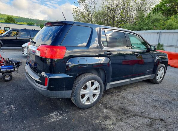 2GKALMEK2H6340559 2017 GMC TERRAIN Черный Задняя правая четверть