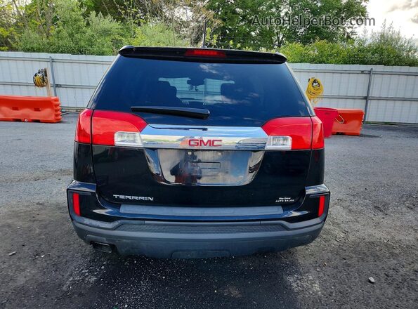 2GKALMEK2H6340559 2017 GMC TERRAIN Черный Вид сзади