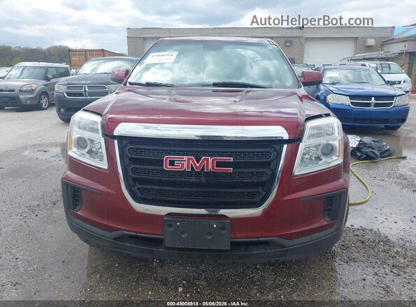 2GKALMEK3G6155810 2016 GMC TERRAIN Красный Вид спереди