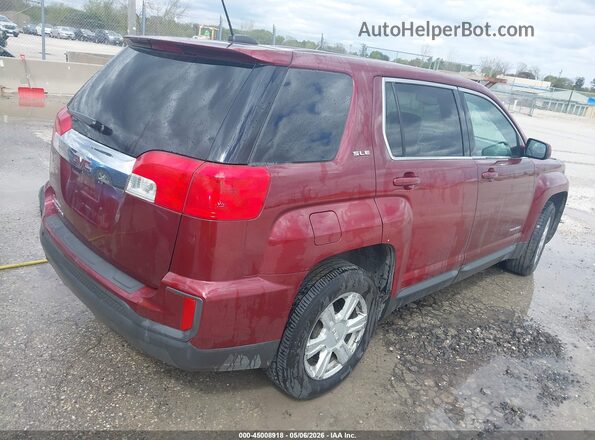 2GKALMEK3G6155810 2016 GMC TERRAIN Красный Задняя правая четверть