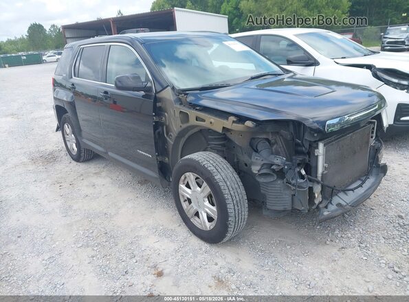 2GKALMEK5G6348699 2016 GMC TERRAIN Black Передня права чверть