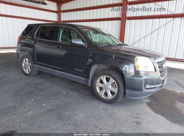 2GKALMEK6H6238973 2017 GMC TERRAIN Серый Передняя правая четверть