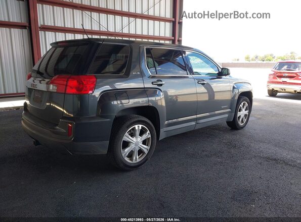 2GKALMEK6H6238973 2017 GMC TERRAIN Серый Задняя правая четверть