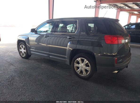 2GKALMEK6H6238973 2017 GMC TERRAIN Серый Задняя левая четверть
