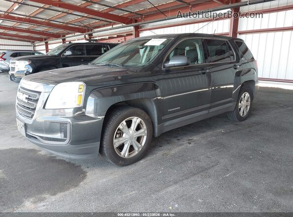 2GKALMEK6H6238973 2017 GMC TERRAIN Серый Передняя левая четверть