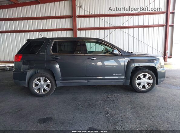 2GKALMEK6H6238973 2017 GMC TERRAIN Серый Вид задней части салона