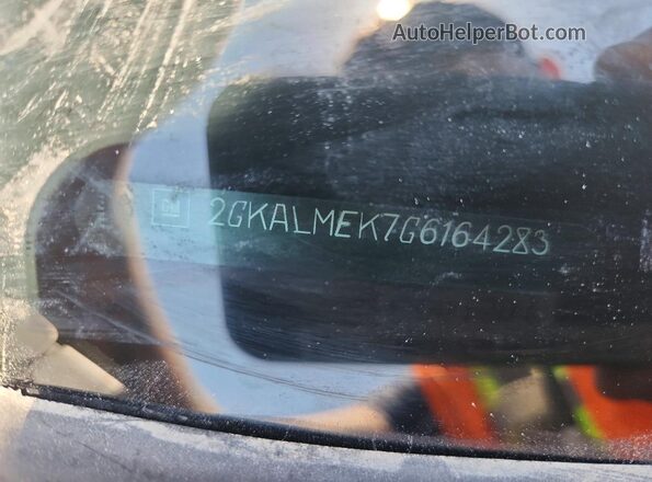 2GKALMEK7G6164283 2016 GMC TERRAIN Черный Вид наклейки с VIN-кодом