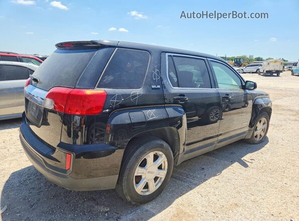 2GKALMEK7G6164283 2016 GMC TERRAIN Черный Задняя правая четверть