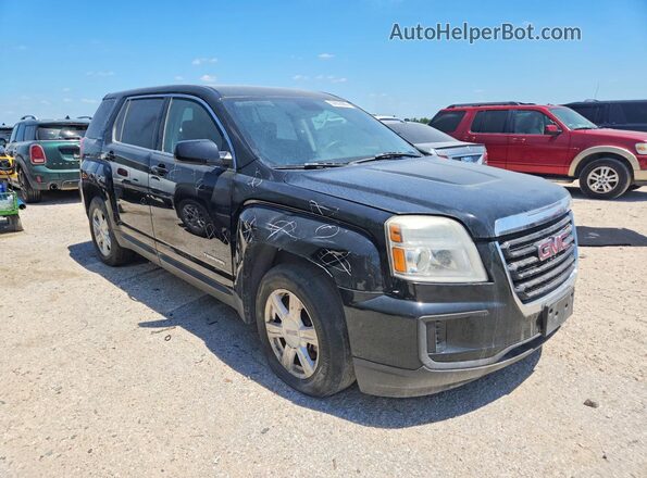2GKALMEK7G6164283 2016 GMC TERRAIN Черный Передняя правая четверть