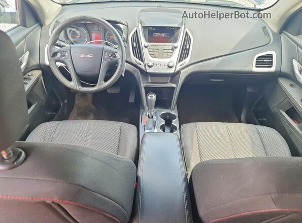 2GKALMEK7G6206533 2016 GMC TERRAIN Black Вид панелі приладів