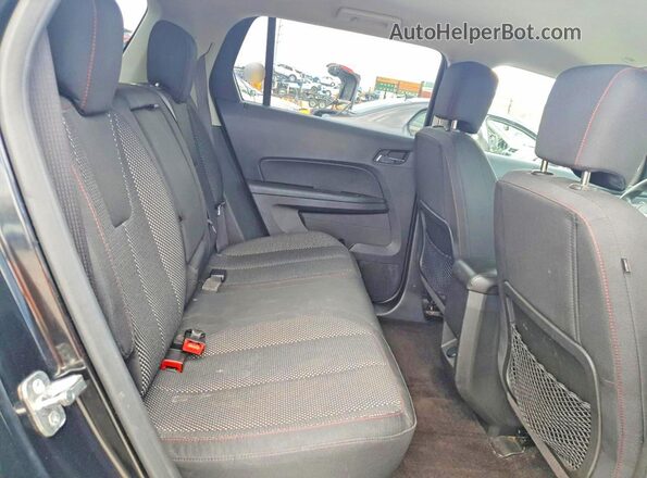 2GKALMEK7G6206533 2016 GMC TERRAIN Black Вид задньої частини салону