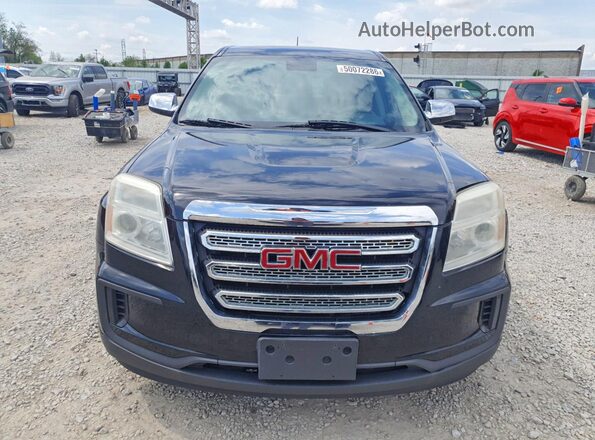 2GKALMEK7G6206533 2016 GMC TERRAIN Black Вид спереду