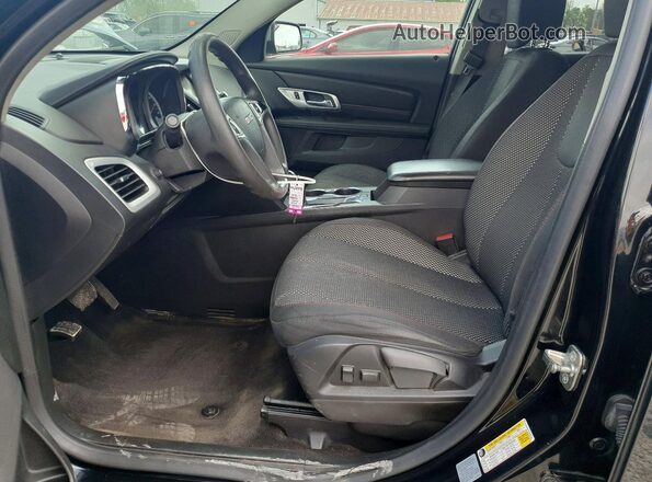 2GKALMEK7G6206533 2016 GMC TERRAIN Black Вид салону спереду