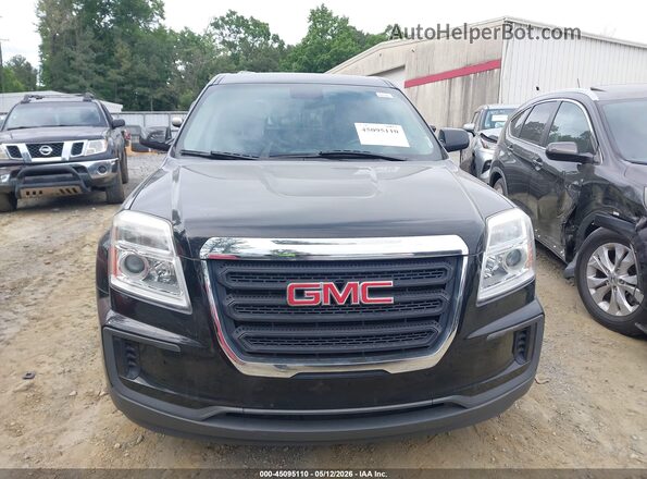 2GKALMEK7H6141569 2017 GMC TERRAIN Черный Вид спереди