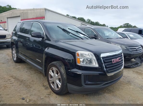 2GKALMEK7H6141569 2017 GMC TERRAIN Черный Передняя правая четверть