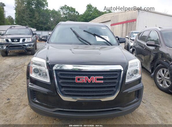 2GKALMEK7H6141569 2017 GMC TERRAIN Черный Вид щитка приборов
