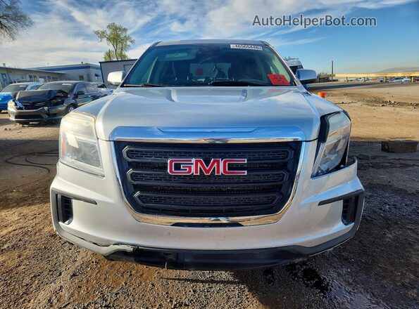 2GKALMEK8H6156520 2017 GMC TERRAIN Silver Vista frontal