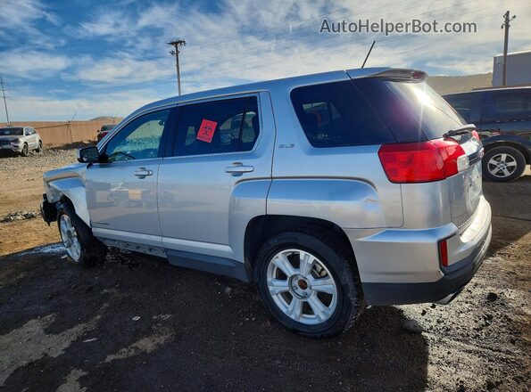 2GKALMEK8H6156520 2017 GMC TERRAIN Silver Trasero izquierdo