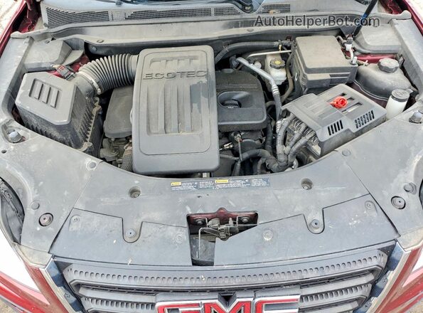 2GKALMEK8H6250591 2017 GMC TERRAIN Burgundy Widok komory silnika