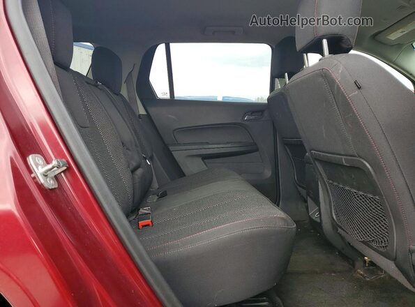 2GKALMEK8H6250591 2017 GMC TERRAIN Burgundy Widok wnętrza z tyłu