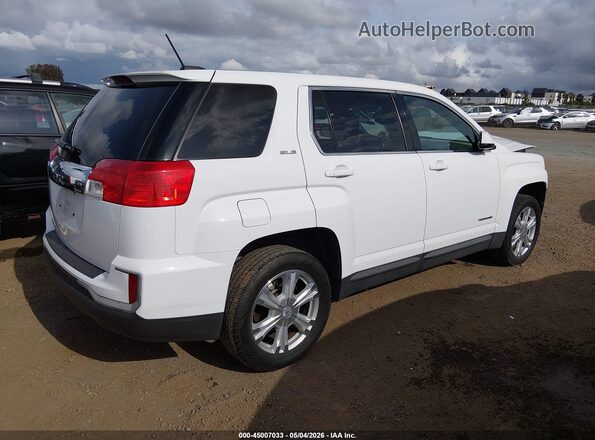 2GKALMEKXH6153375 2017 GMC TERRAIN Белый Задняя правая четверть
