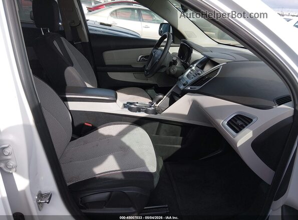 2GKALMEKXH6153375 2017 GMC TERRAIN Белый Вид салона спереди