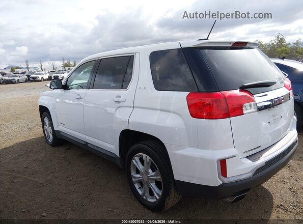 2GKALMEKXH6153375 2017 GMC TERRAIN Белый 