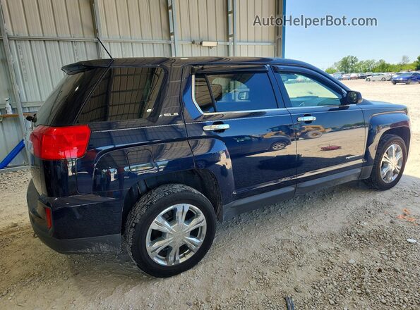 2GKALMEKXH6341054 2017 GMC TERRAIN Синий Задняя правая четверть