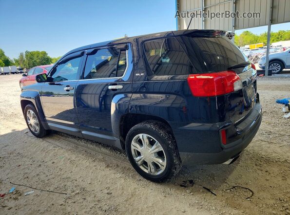 2GKALMEKXH6341054 2017 GMC TERRAIN Синий Задняя левая четверть