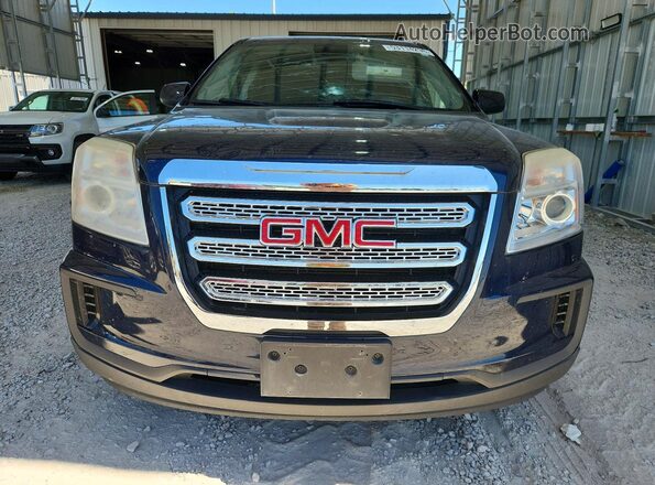 2GKALMEKXH6341054 2017 GMC TERRAIN Синий Вид спереди
