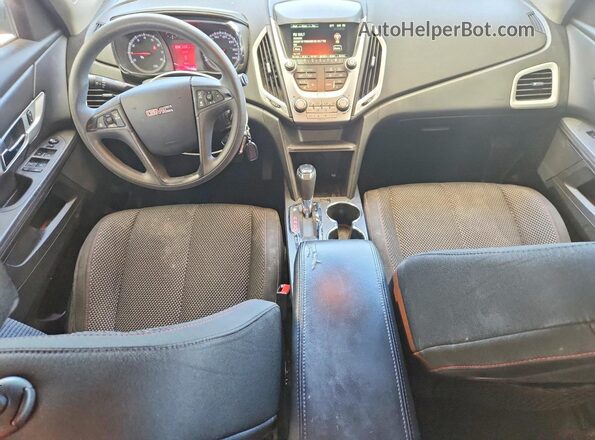 2GKALMEKXH6341054 2017 GMC TERRAIN Синий Вид панели приборов