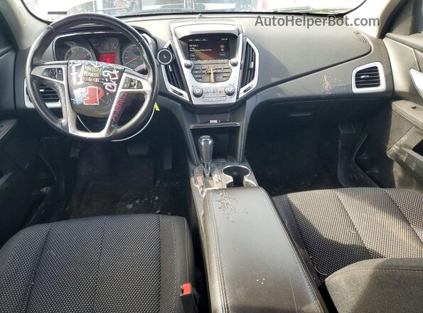2GKALNEK0H6333809 2017 GMC TERRAIN Белый Вид панели приборов