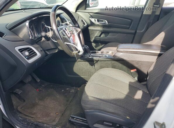 2GKALNEK0H6333809 2017 GMC TERRAIN Белый Вид салона спереди