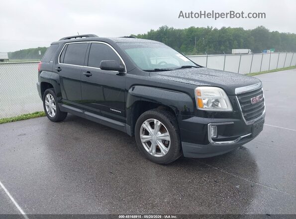 2GKALNEK3H6145172 2017 GMC TERRAIN Черный Передняя правая четверть