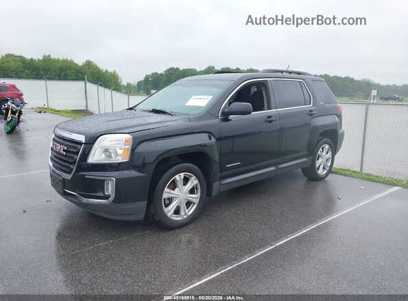 2GKALNEK3H6145172 2017 GMC TERRAIN Черный Передняя левая четверть