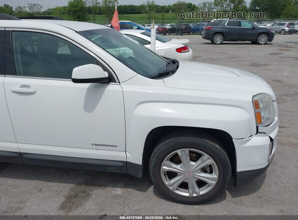 2GKALNEK3H6267675 2017 GMC TERRAIN Белый Вид спереди