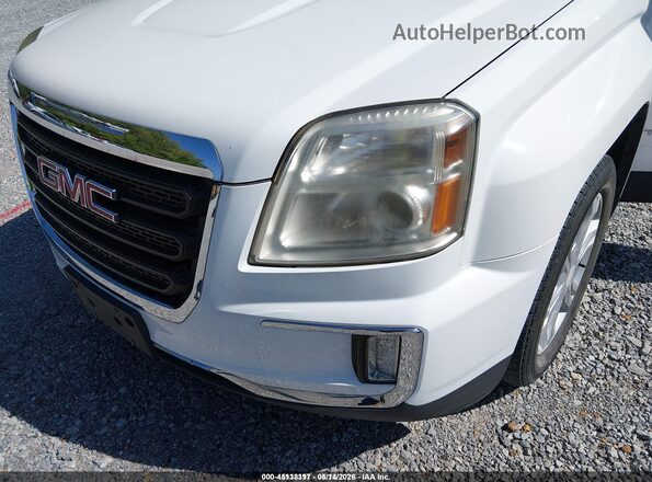 2GKALNEK3H6334288 2017 GMC TERRAIN Белый Вид спереди