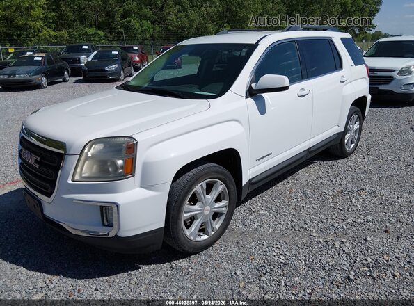 2GKALNEK3H6334288 2017 GMC TERRAIN Белый Передняя левая четверть